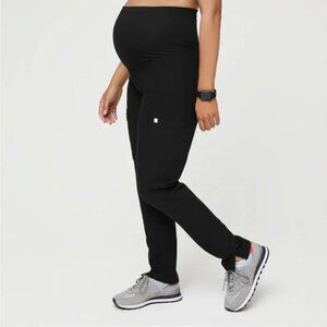 Figs Black Maternity Pants